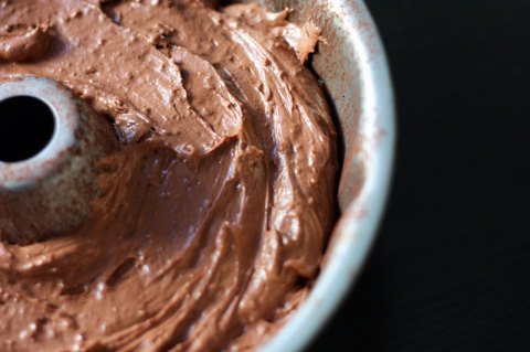 chocolate cake batter