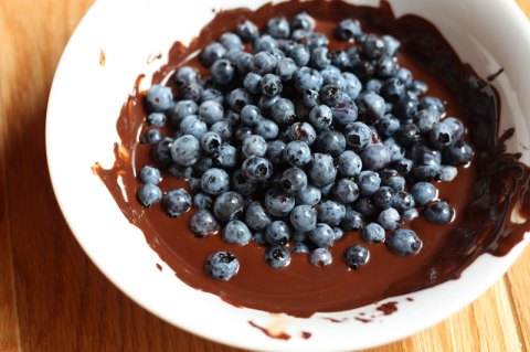 blueberry chocolate