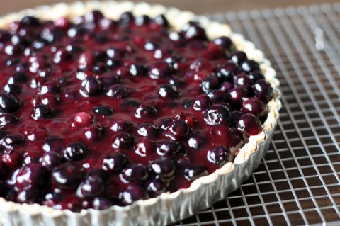 blueberry tart