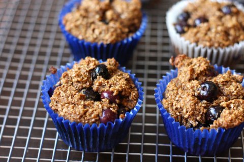 blueberry bran muffins